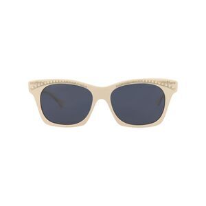 Gucci Cat Eye-Frame Recycled Acetate Sunglasses Ivory Womens